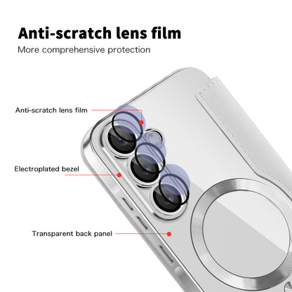 Калъф MagSafe за Samsung Galaxy A37 5G, Techsuit, SmartMag Book, Сив