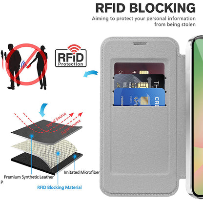 Калъф MagSafe за Samsung Galaxy A37 5G, Techsuit, SmartMag Book, Сив