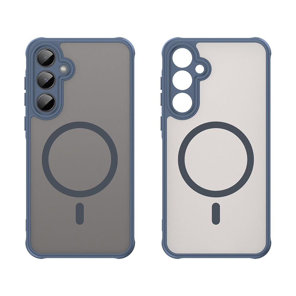 Калъф MagSafe за Samsung Galaxy A55 5G A556, Techsuit, HaloFrost II, Тъмносин