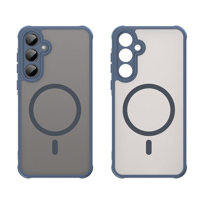 Калъф MagSafe за Samsung Galaxy A55 5G A556, Techsuit, HaloFrost II, Тъмносин