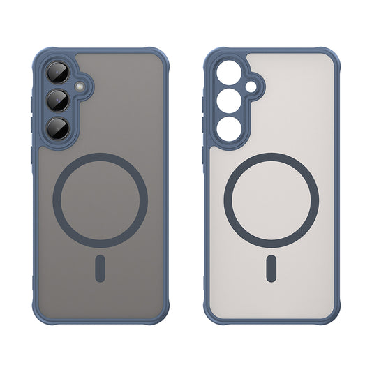 Калъф MagSafe за Samsung Galaxy A55 5G A556, Techsuit, HaloFrost II, Тъмносин