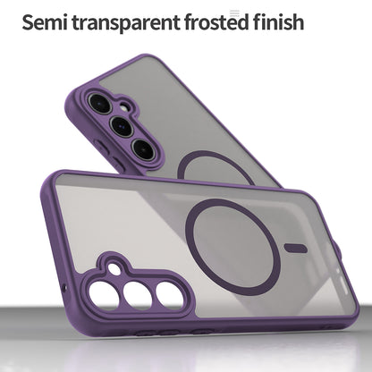 Калъф MagSafe за Samsung Galaxy A55 5G A556, Techsuit, HaloFrost II, Лилав