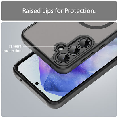 Калъф MagSafe за Samsung Galaxy A55 5G A556, Techsuit, HaloFrost II, Черен