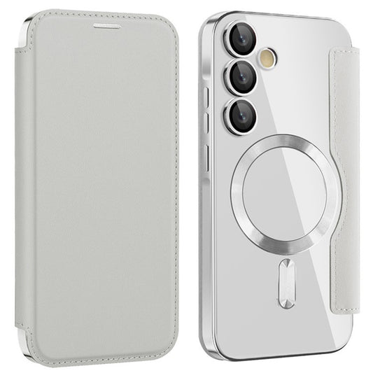 Калъф MagSafe за Samsung Galaxy A55 5G A556, Techsuit, SmartMag Book, Сив