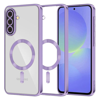 MagSafe Case for Samsung Galaxy A56 A566 / A36 A366, Techsuit, Luxury Crystal, Light Purple