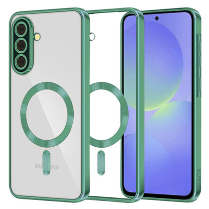 Калъф MagSafe за Samsung Galaxy A56 A566 / A36 A366, Techsuit, Luxury Crystal, Светлозелен