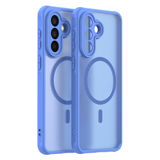 Калъф MagSafe за Samsung Galaxy A56 A566, Techsuit, HaloFrost II, Син