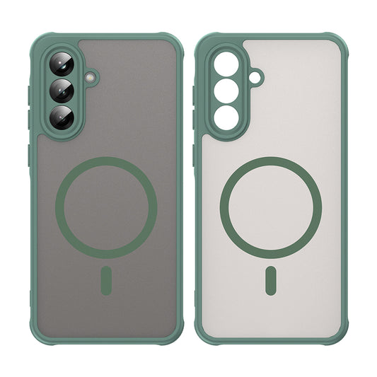 Калъф MagSafe за Samsung Galaxy A56 A566, Techsuit, HaloFrost II, Зелен