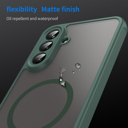 Калъф MagSafe за Samsung Galaxy A56 A566, Techsuit, HaloFrost II, Зелен