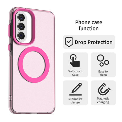 Калъф MagSafe за Samsung Galaxy A57 5G, Techsuit, CandyCase, Розов