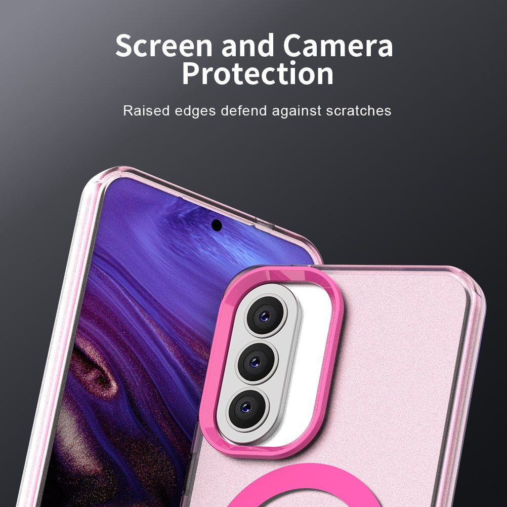 Калъф MagSafe за Samsung Galaxy A57 5G, Techsuit, CandyCase, Розов