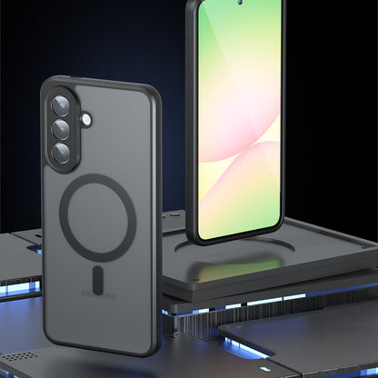 Калъф MagSafe за Samsung Galaxy A57 5G, Techsuit, PureFrost, Сатенено черен