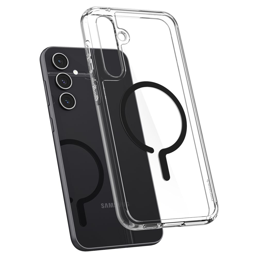 Калъф MagSafe за Samsung Galaxy S23 FE S711, Spigen, Ultra Hybrid OneTap Ring, Прозрачен
