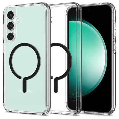 Калъф MagSafe за Samsung Galaxy S23 FE S711, Spigen, Ultra Hybrid OneTap Ring, Прозрачен