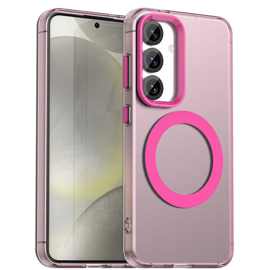 Калъф MagSafe за Samsung Galaxy S23 FE S711, Techsuit, CandyCase, Розов