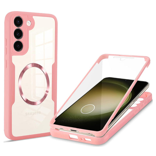 Калъф MagSafe за Samsung Galaxy S23+ S916, Techsuit, ColorVerse 360, Розов