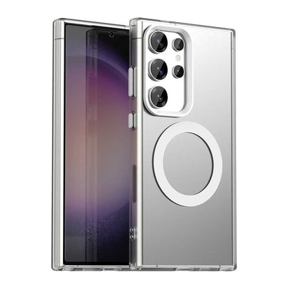 Калъф MagSafe за Samsung Galaxy S23 Ultra S918, Techsuit, CandyCase, Бял