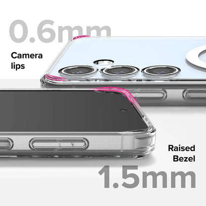 Калъф MagSafe за Samsung Galaxy S24 FE S721, Ringke, Fusion, Прозрачен
