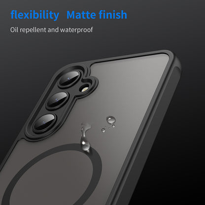 Калъф MagSafe за Samsung Galaxy S24 FE S721, Techsuit, HaloFrost II, Черен