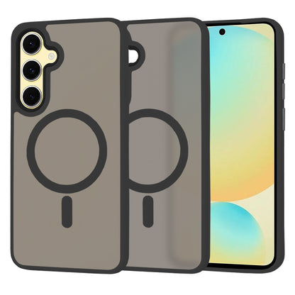 Калъф MagSafe за Samsung Galaxy S24 FE S721, Techsuit, HaloFrost, Черен