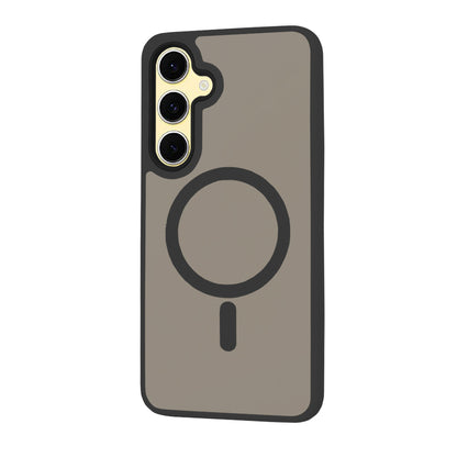 Калъф MagSafe за Samsung Galaxy S24 FE S721, Techsuit, HaloFrost, Черен