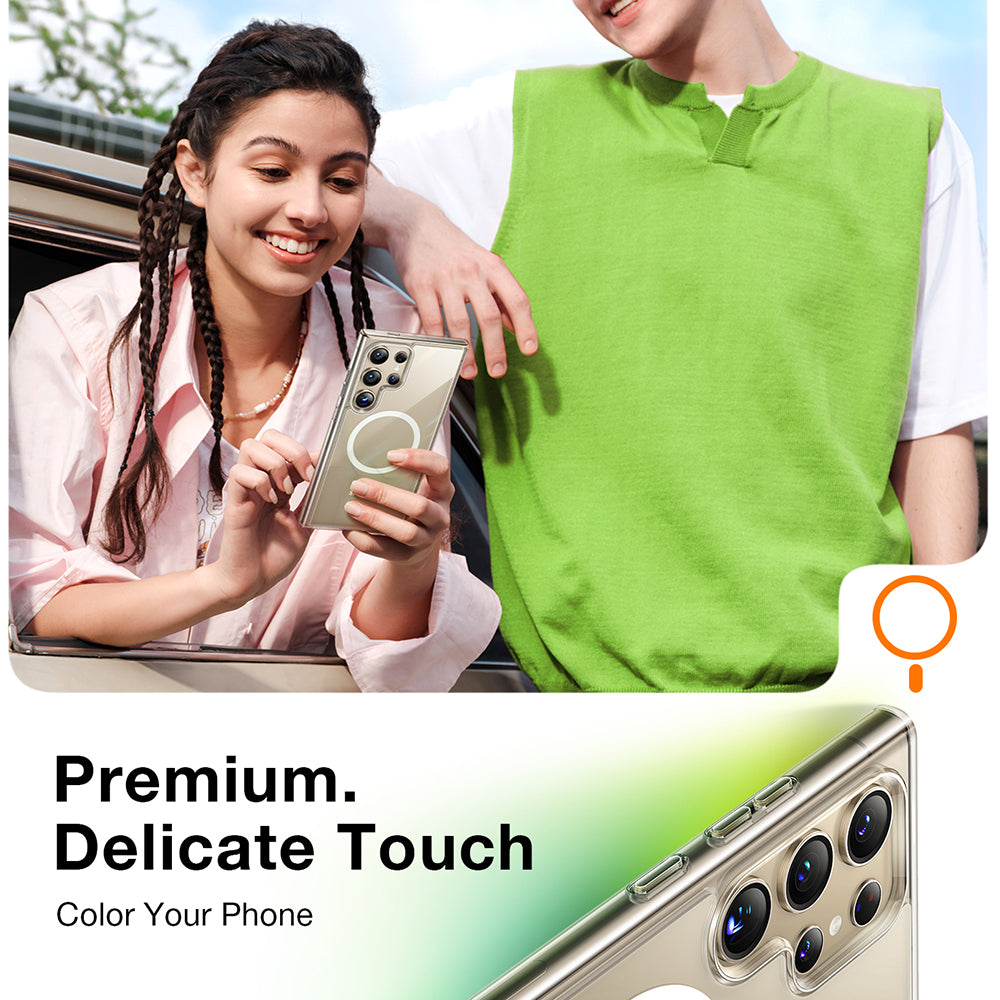 Калъф MagSafe за Samsung Galaxy S24 Ultra S928, Torras, Diamond, Прозрачен