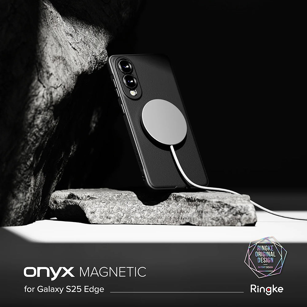 Калъф MagSafe за Samsung Galaxy S25 Edge S937, Ringke, Onyx, Черен