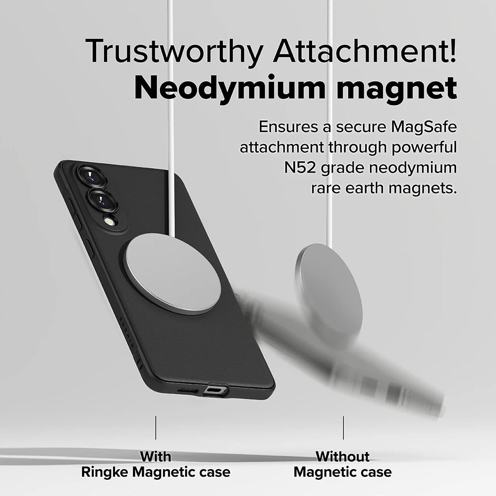Калъф MagSafe за Samsung Galaxy S25 Edge S937, Ringke, Onyx, Черен