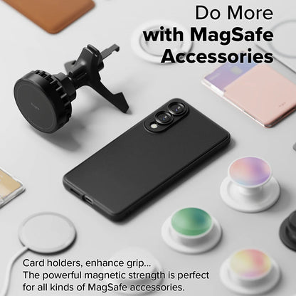 Калъф MagSafe за Samsung Galaxy S25 Edge S937, Ringke, Onyx, Черен