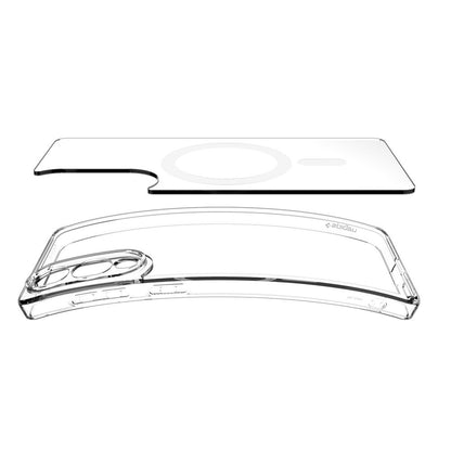 Калъф MagSafe за Samsung Galaxy S25 Edge S937, Spigen, Ultra Hybrid, Бял ACS09418
