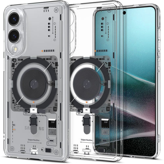 Калъф MagSafe за Samsung Galaxy S25 Edge S937, Spigen, Ultra Hybrid Neo One, Прозрачен ACS09416