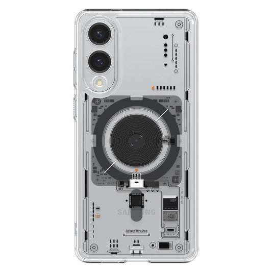Калъф MagSafe за Samsung Galaxy S25 Edge S937, Spigen, Ultra Hybrid Neo One, Прозрачен ACS09416