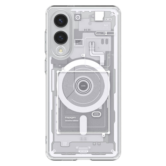 Калъф MagSafe за Samsung Galaxy S25 Edge S937, Spigen, Ultra Hybrid Zero One, Бял ACS09417