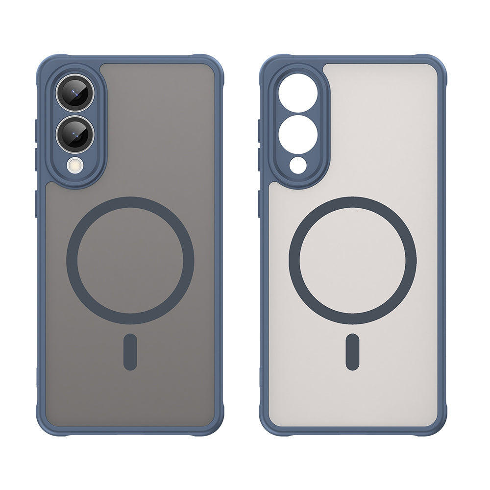 Калъф MagSafe за Samsung Galaxy S25 Edge S937, Techsuit, HaloFrost II, Тъмносин