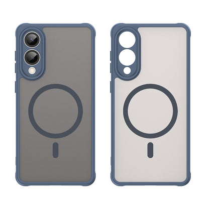 Калъф MagSafe за Samsung Galaxy S25 Edge S937, Techsuit, HaloFrost II, Тъмносин