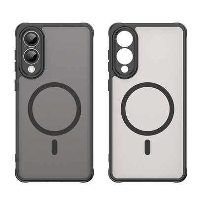 Калъф MagSafe за Samsung Galaxy S25 Edge S937, Techsuit, HaloFrost II, Черен