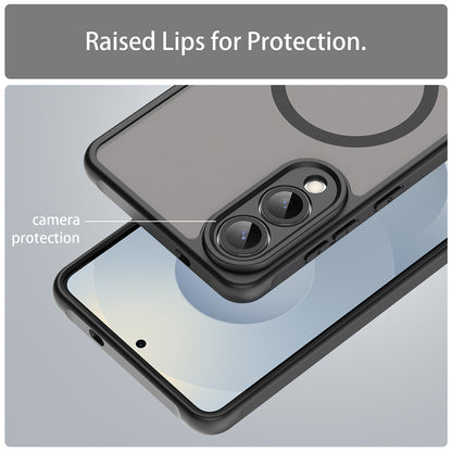 Калъф MagSafe за Samsung Galaxy S25 Edge S937, Techsuit, HaloFrost II, Черен