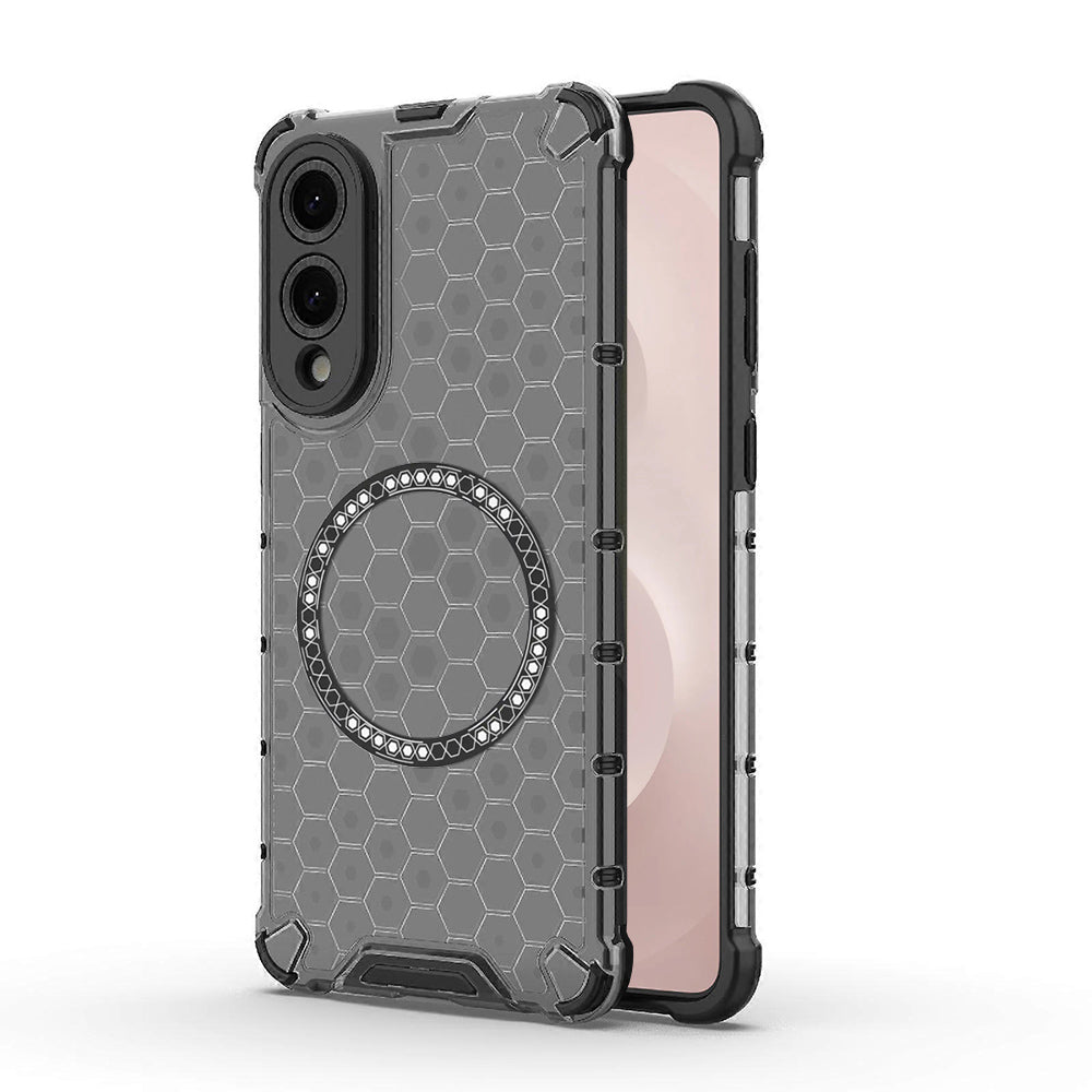 Калъф MagSafe за Samsung Galaxy S25 Edge S937, Techsuit, HoneyComb Shield, Черен