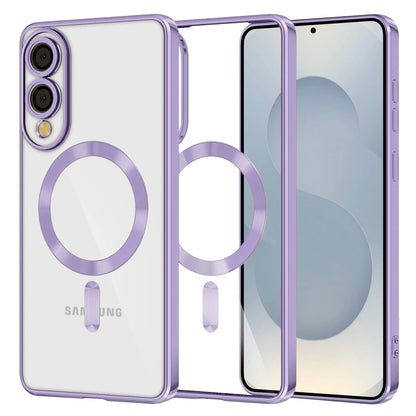 Калъф MagSafe за Samsung Galaxy S25 Edge S937, Techsuit, Luxury Crystal, Светло лилав
