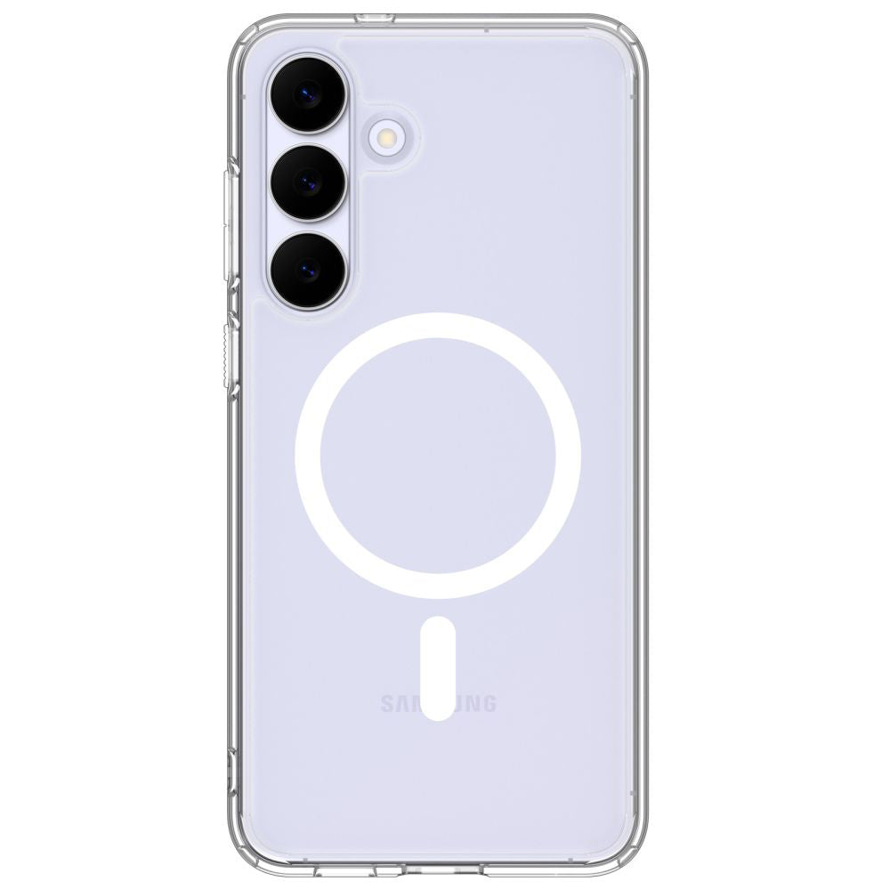 Калъф MagSafe за Samsung Galaxy S25 FE, Spigen, Ultra Hybrid, бял ACS10027