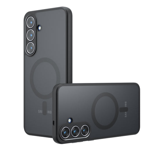 Калъф MagSafe за Samsung Galaxy S25 FE, Techsuit, PureFrost, Сатенено черен