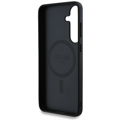 Калъф MagSafe за Samsung Galaxy S25+ S936, Guess, 4G Circle Classic Logo, Кафяв