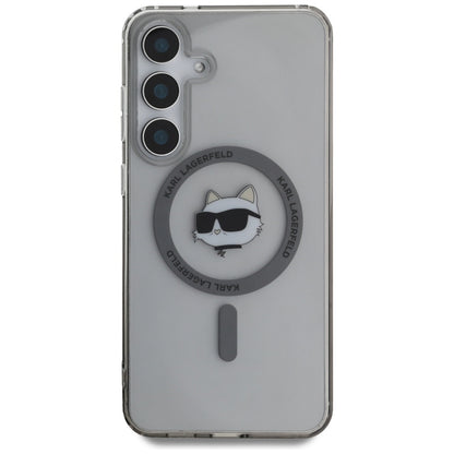 Калъф MagSafe за Samsung Galaxy S25+ S936, Karl Lagerfeld, IML Choupette's Head, Черен