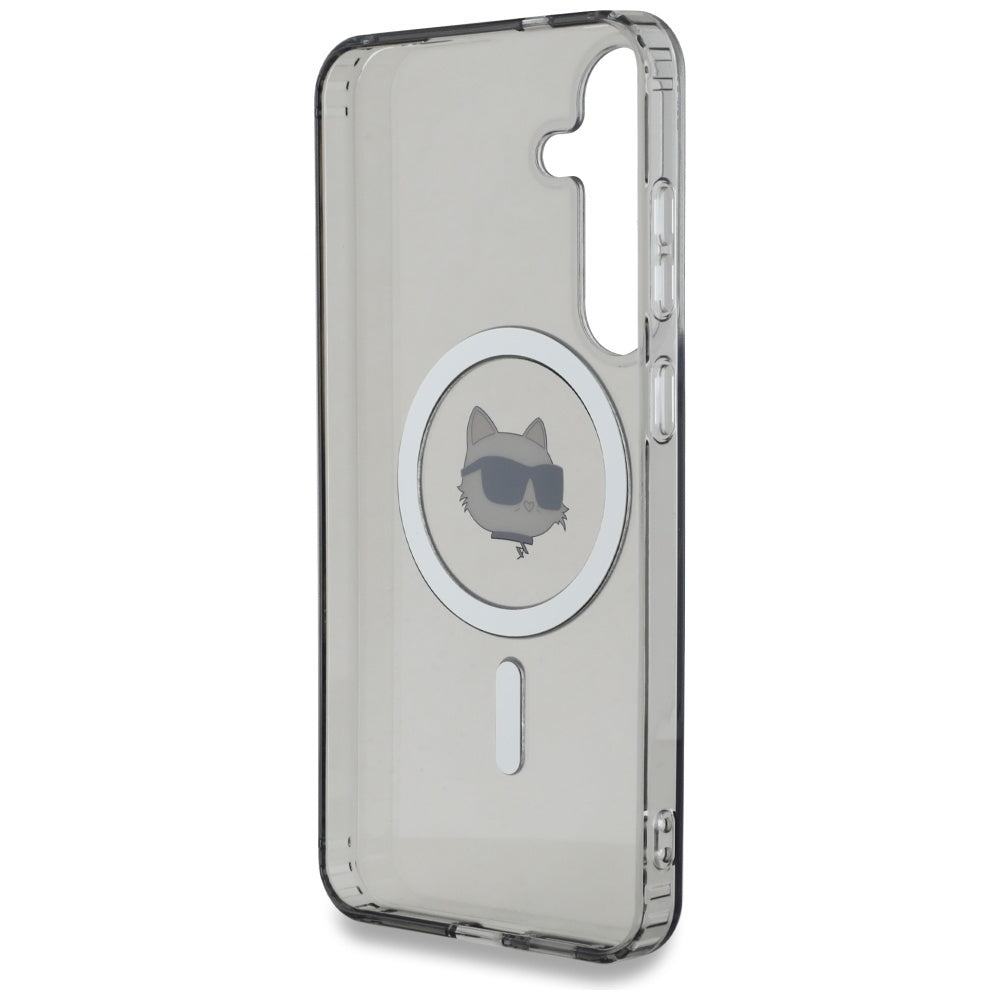 Калъф MagSafe за Samsung Galaxy S25+ S936, Karl Lagerfeld, IML Choupette's Head, Черен