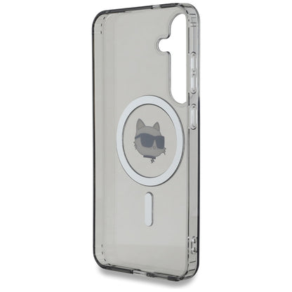 Калъф MagSafe за Samsung Galaxy S25+ S936, Karl Lagerfeld, IML Choupette's Head, Черен