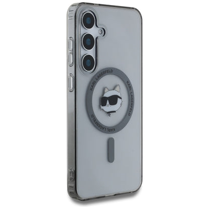 Калъф MagSafe за Samsung Galaxy S25+ S936, Karl Lagerfeld, IML Choupette's Head, Черен