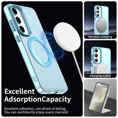 MagSafe Case for Samsung Galaxy S25+ S936 / S24+ S926, Techsuit, CandyCase, Blue