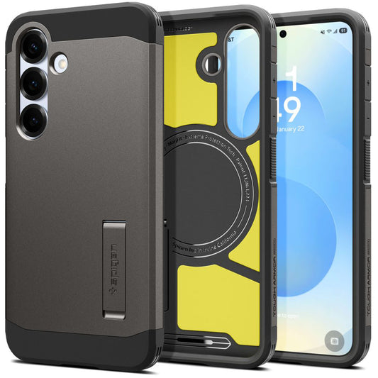 Калъф MagSafe за Samsung Galaxy S25+ S936, Spigen, Tough Armor, Сив