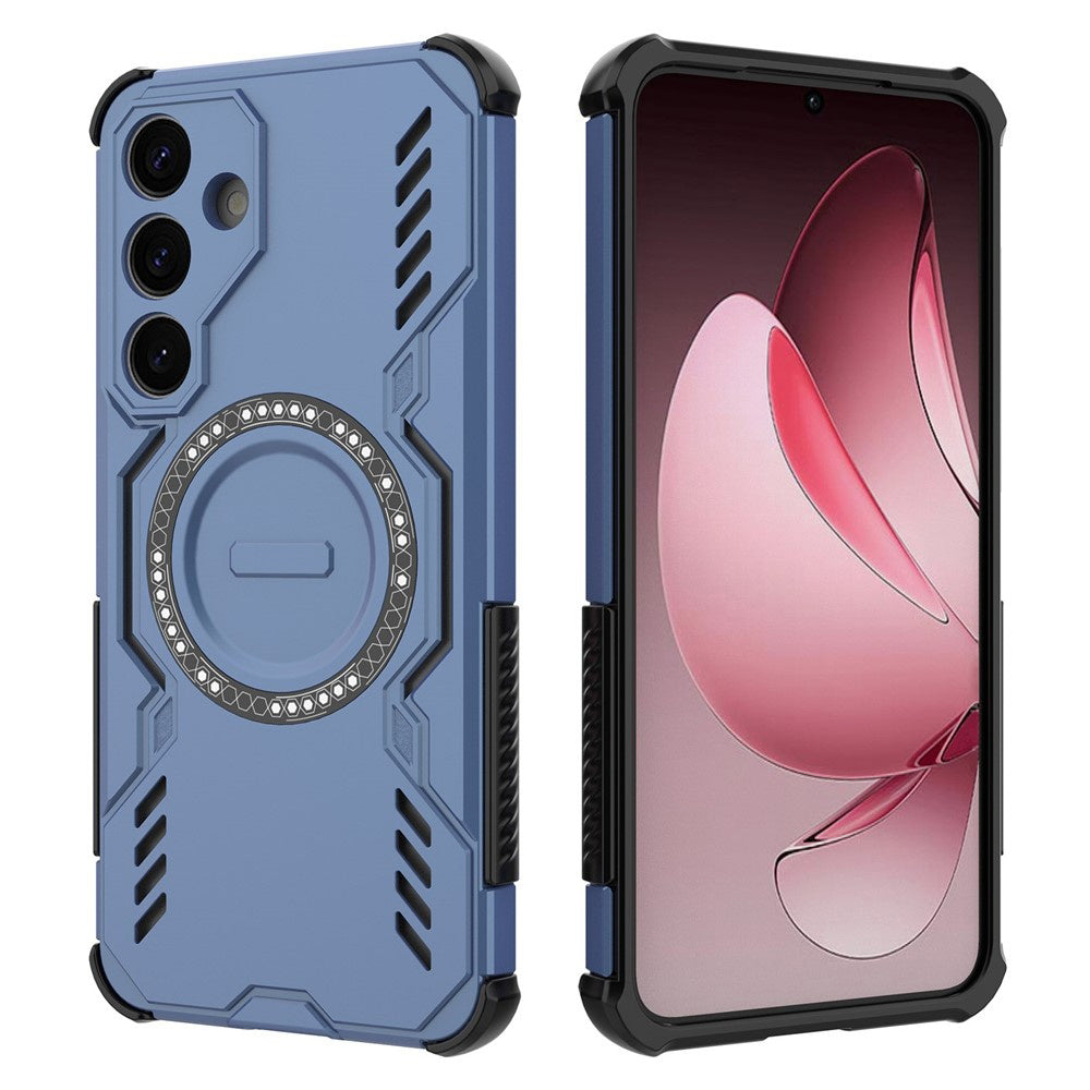 MagSafe Case for Samsung Galaxy S25+ S936, Techsuit, ArmorMag, Blue