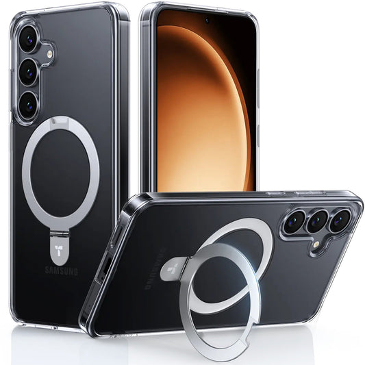 Калъф MagSafe за Samsung Galaxy S25+ S936, Torras, Ostand, Прозрачен